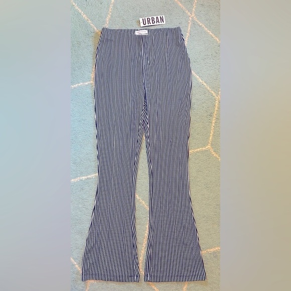 Women’s Urban Outfitters - Flared Pants - Size M - White/Navy​ - Picture 1 of 2